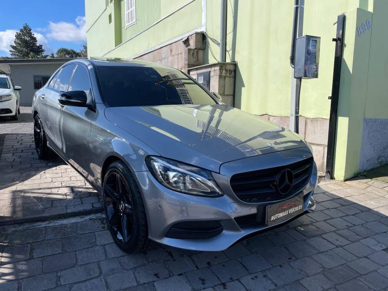 MERCEDES-BENZ - C 200 - 2014/2015 - Cinza - R$ 116.900,00